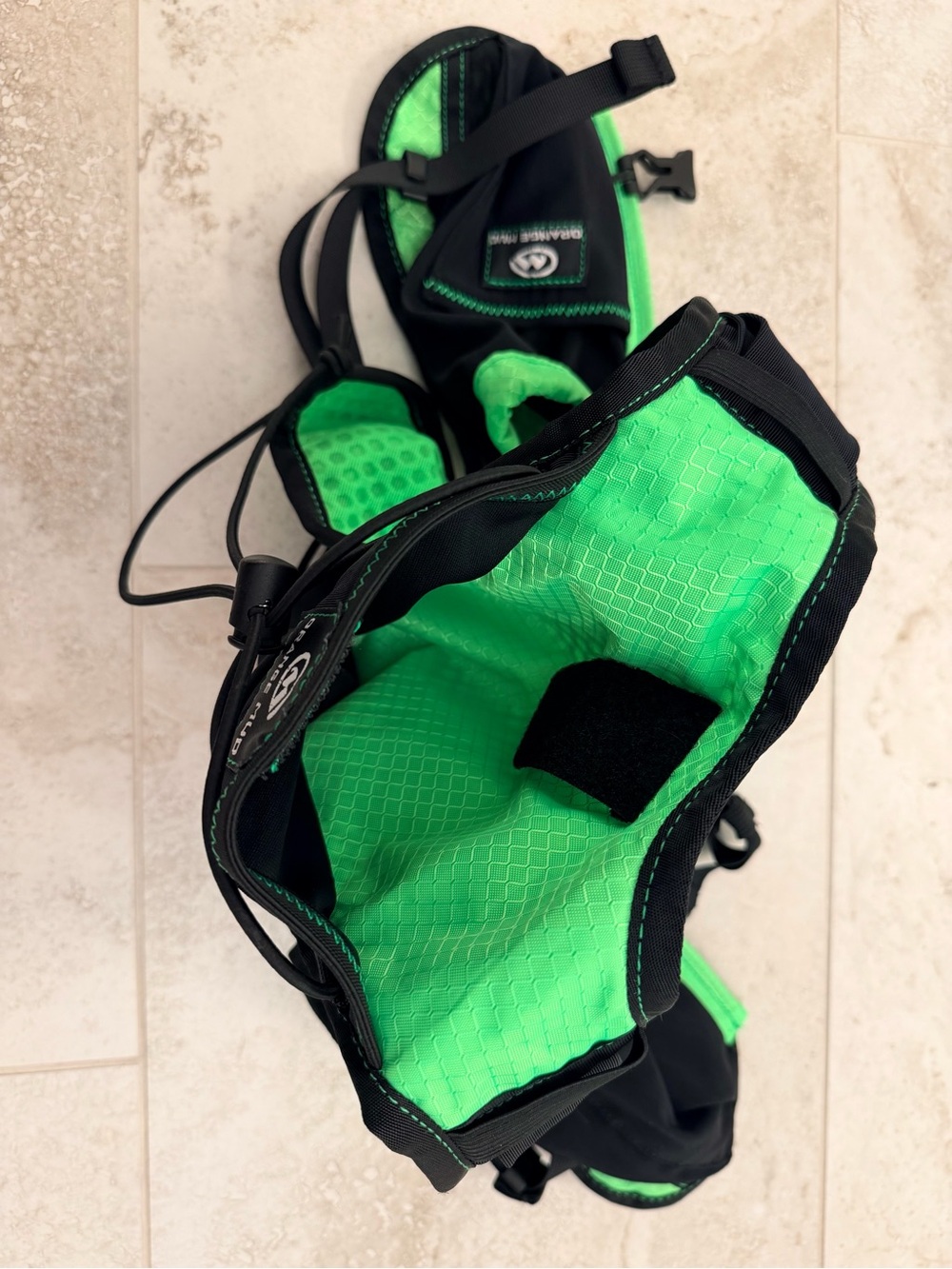 Orange Mud Hydration Vest in Neon Green and Black - Unisex - S/M - Picture 5 of 5